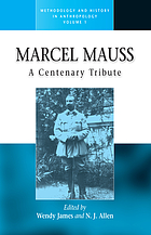 Marcel Mauss : a centenary tribute