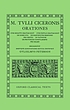Cum senatui gratias egit 著者： Marcus Tullius Cicero