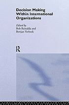 Decision making within international organizations