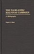 The Falklands Malvinas campaign : a bibliography door Eugene L Rasor