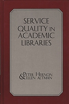 Service quality in academic libraries
