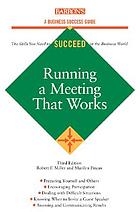 Running a meeting that works