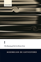 I the meaning of the first-person term