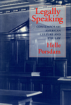 Legally speaking : contemporary American culture and the law