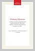 Ordinary mysteries : the common journal of Nathaniel... by Nathaniel Hawthorne