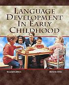 Language development in early childhood