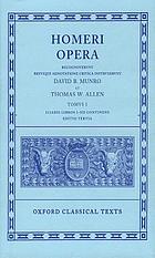 Homeri Opera/ 1, Iliadis libros I - XII continens.