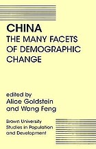 China : the many facets of demographic change