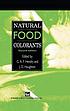 Natural food colorants