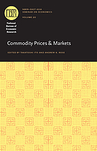 Commodity prices and markets