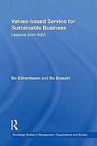 Values-based service for sustainable business : lessons from IKEA