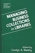 Managing business collections in libraries