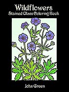 Wildflowers : stained glass coloring book