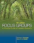 Focus groups : a practical guide for applied research