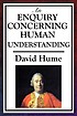 An enquiry concerning human understanding de David Hume