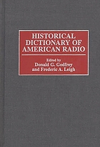 Historical dictionary of American radio
