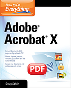 How to do everything Adobe Acrobat X