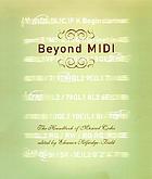 Beyond MIDI : the handbook of musical codes