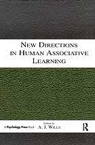 New directions in human associative learning