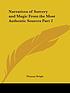 Narratives of sorcery and magic, from the most... von Thomas Wright