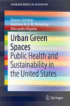 Urban green spaces: public health and sustainability in the United States