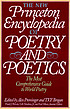 The New Princeton encyclopedia of poetry and poetics de Alex Preminger