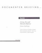 Army air and missile defense : future challenges