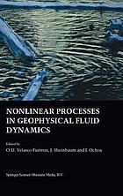Nonlinear processes in geophysical fluid dynamics : a tribute to the scientific work of Pedro Ripa