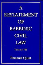 A restatement of rabbinic civil law 7. Discrepancies in sales, gifts of a healthy person, gifts causa mortis