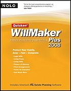 Quicken WillMaker Plus 2008 : estate planning essentials.