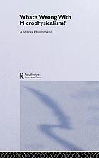 What's wrong with microphysicalism?