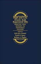 High and low erucic acid rapeseed oils : production, usage, chemistry, and toxicological evaluation