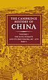 The Cambridge history of China. Volume 5. Part... por Denis Crispin Twitchett
