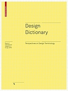 Design dictionary : perspectives on design terminology