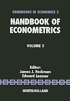 Handbook of econometrics