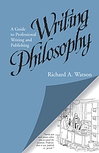 Writing philosophy : a guide to professional writing and publishing