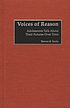 Voices of reason : adolescents talk about their... de Steven B Sachs