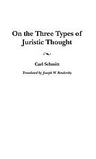 On the three types of juristic thought