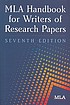 MLA handbook for writers of research papers door Joseph Gibaldi