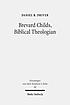 Brevard Childs, biblical theologian for the church's... door Daniel R Driver
