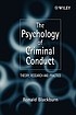 The psychology of criminal conduct : theory, research... by Ronald Blackburn