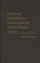Holding government bureaucracies accountable