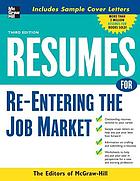 Resumes for re-entering the job market