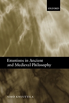 Emotions in ancient and medieval philosophy