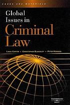 Global issues in criminal law