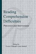 Reading comprehension difficulties : processes and intervention