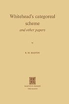 Whitehead's categoreal scheme and other papers