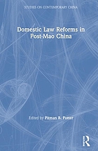 Domestic law reforms in post-Mao China