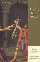 Lays of ancient Rome
