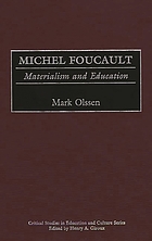 Michel Foucault : materialism and education
